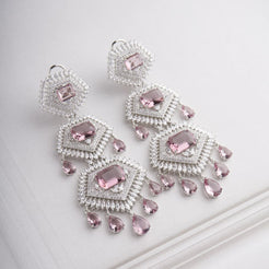 Aiza Earrings - Wine