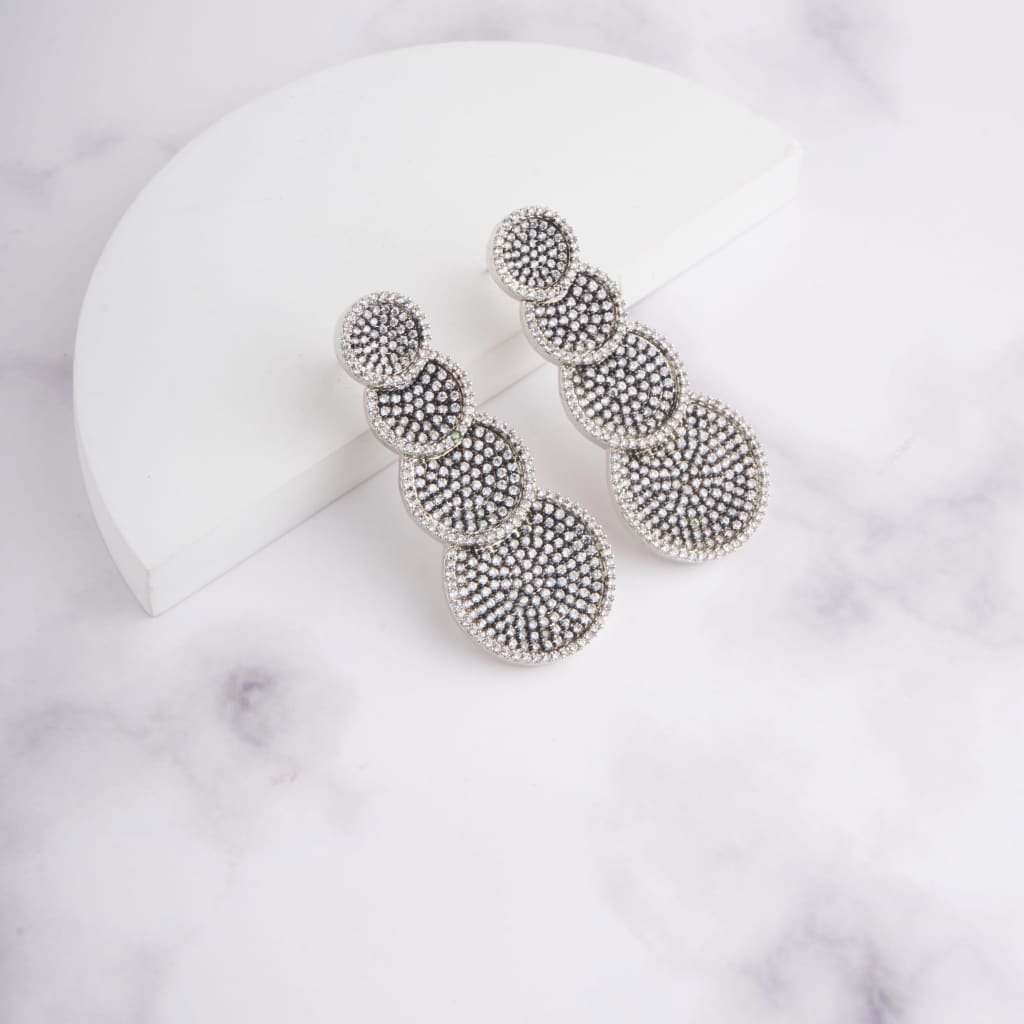 Cirque Earrings - White