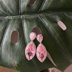 Alora Earrings - Pink