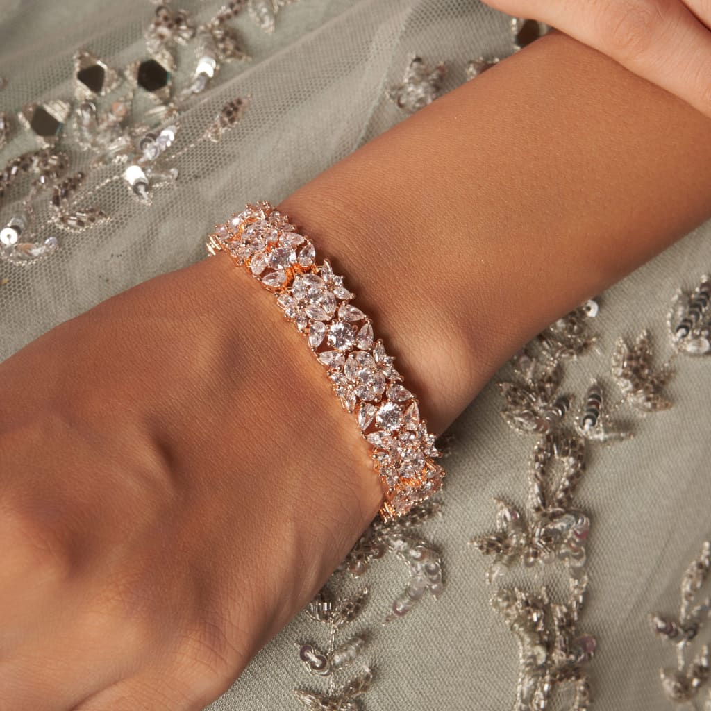 Madelyn Tennis Bracelet - Rose