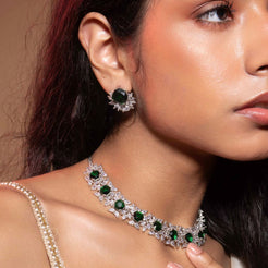 Aadhya Earrrings - Green