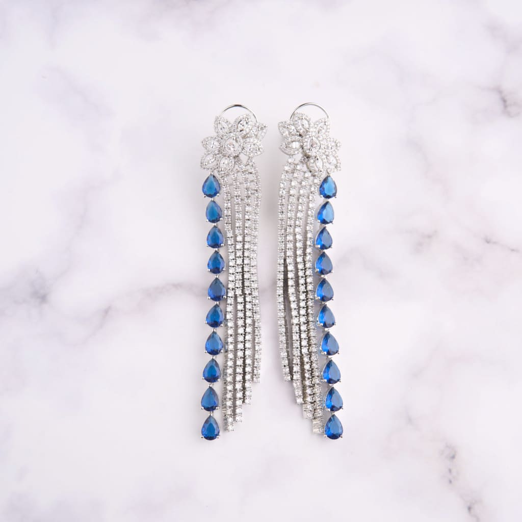 Agastya Earrings - Blue