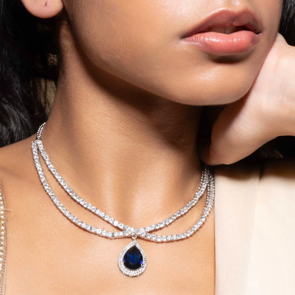 Amari Necklace - Blue