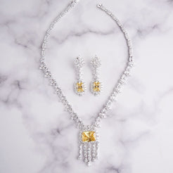 Amelia Necklace Set - Yellow