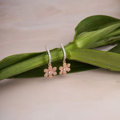 Anemone Earrings - Pink&Rose