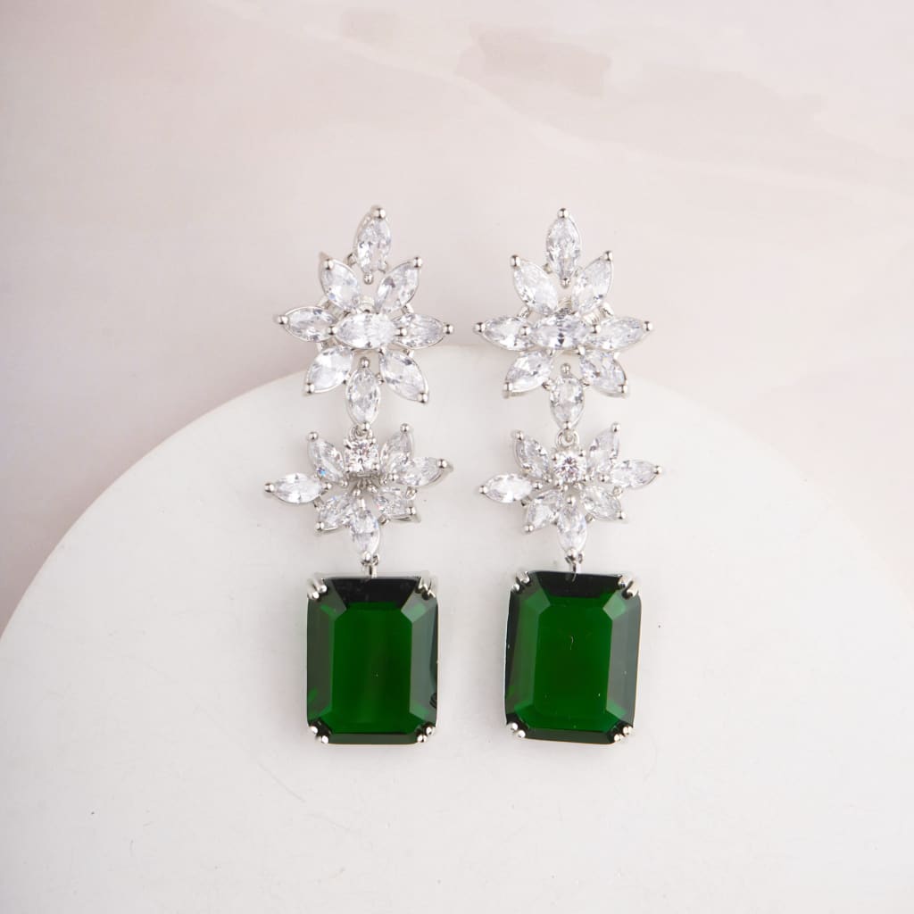 Annemarie Earrings - Green