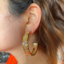 Arabis Hoop Earrings