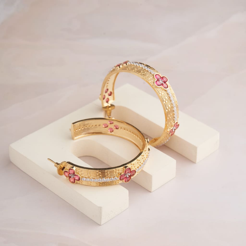 Arabis Hoop Earrings