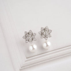 Bella Earrings - Silver