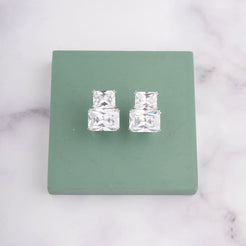 Beryl Earrings - Silver