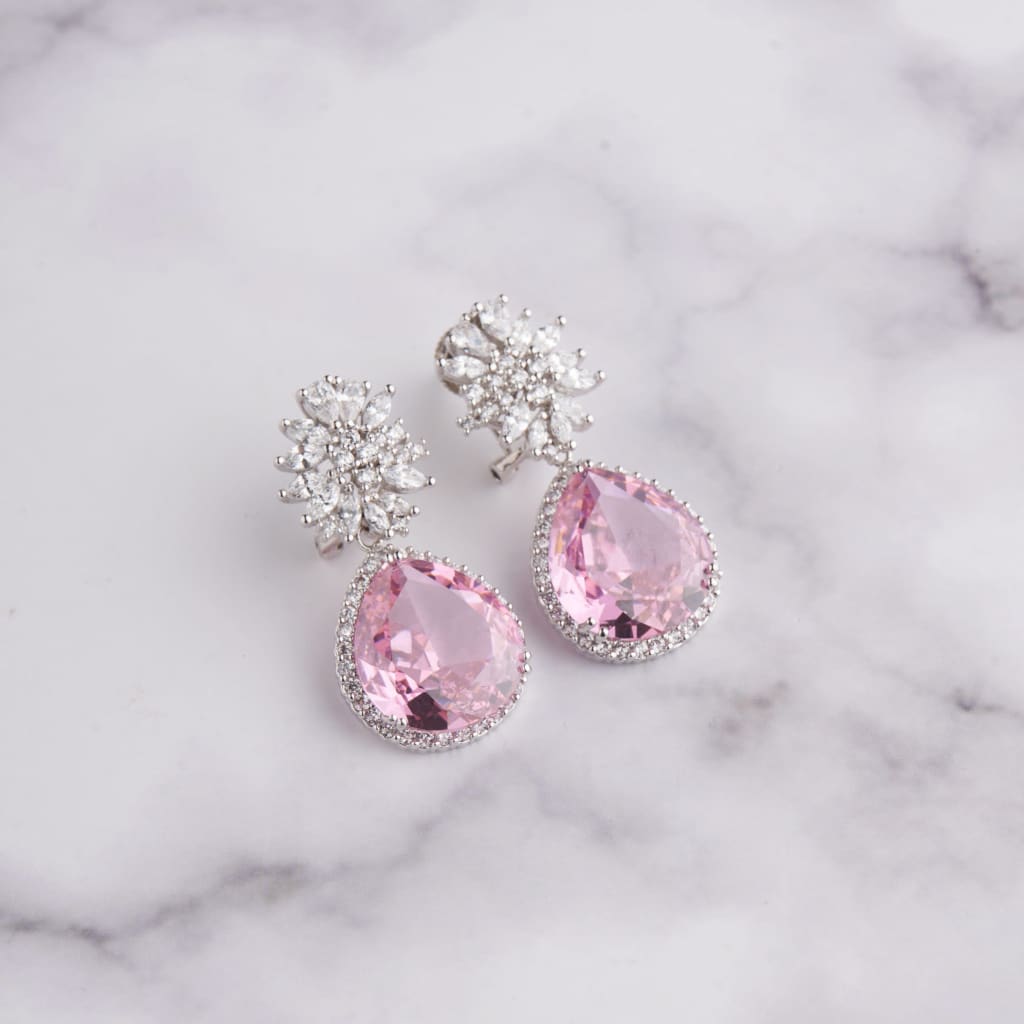 Blossom Earrings - Pink