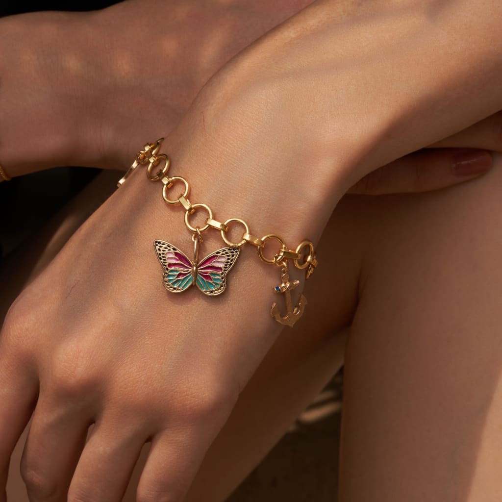 Butterfly Charm Bracelet