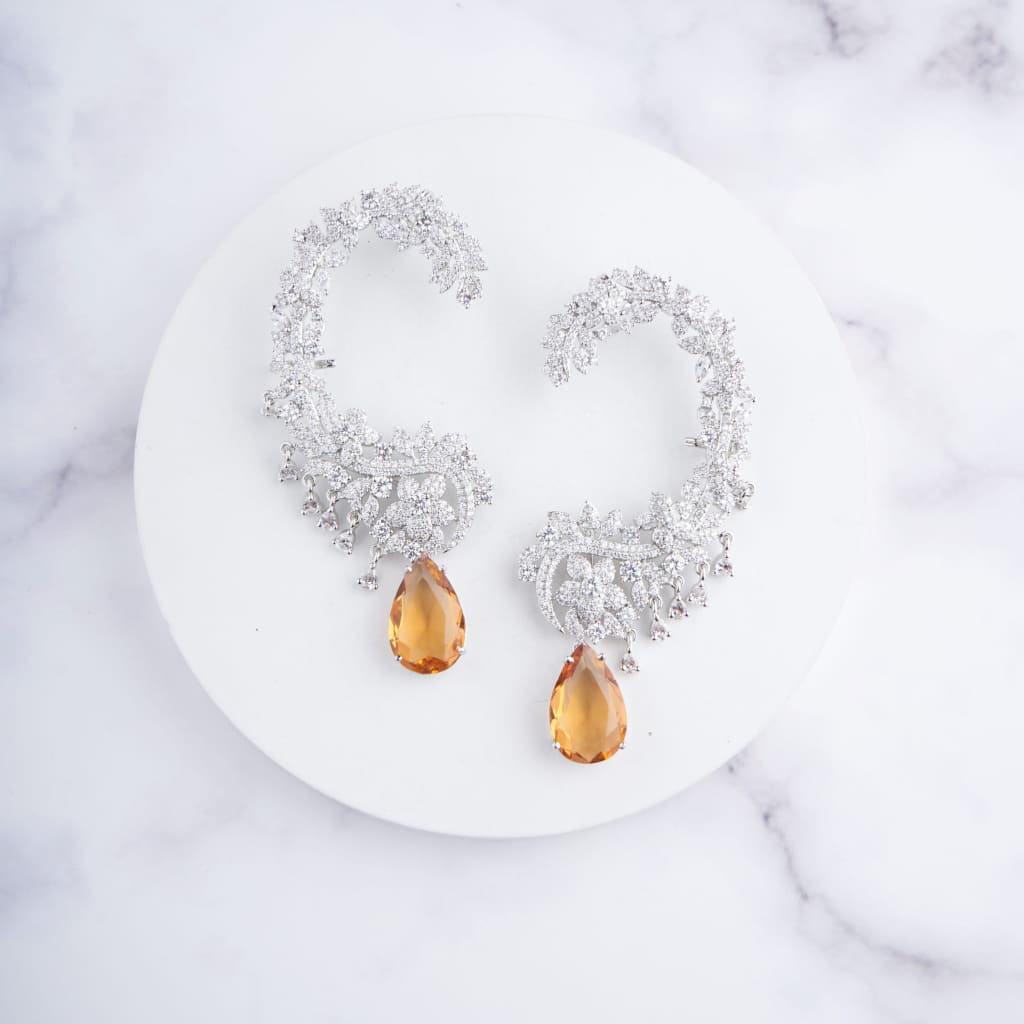 Celestia Earrings - Yellow