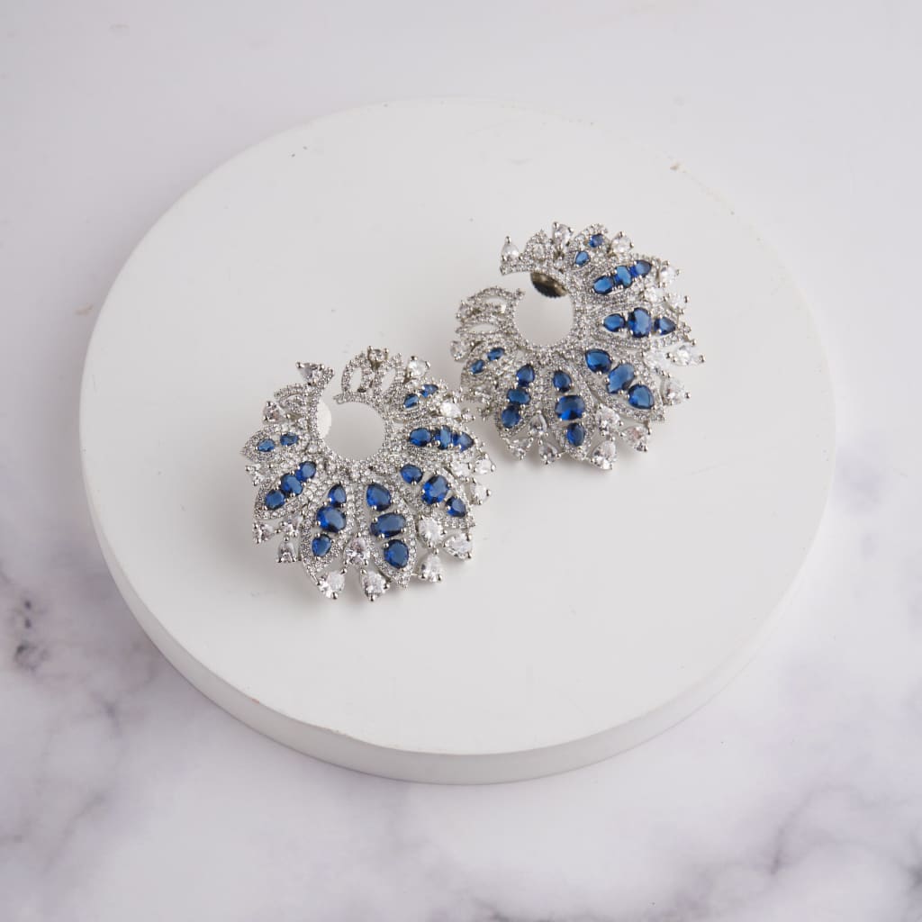 Cleo Earrings - Blue