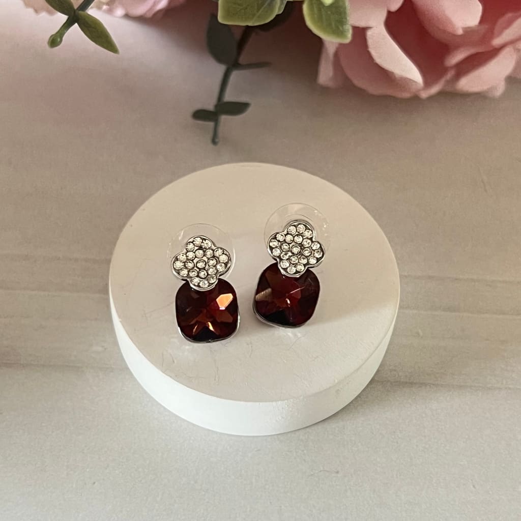 Clover Stone Earrings