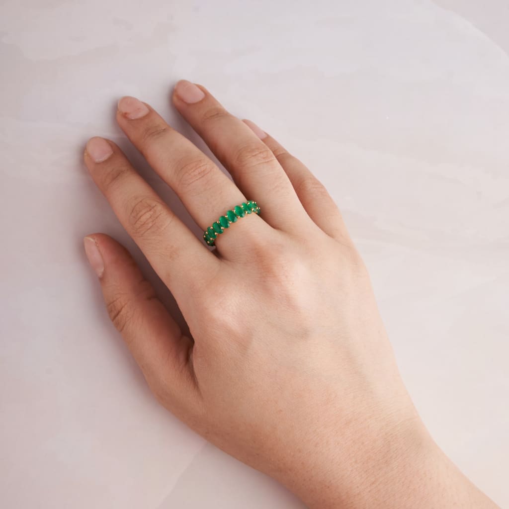 Colour Ovael Ring