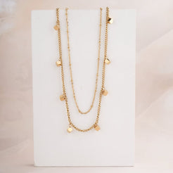 Cube Necklace - Gold