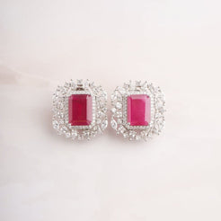 Cynthia Earrings - Red