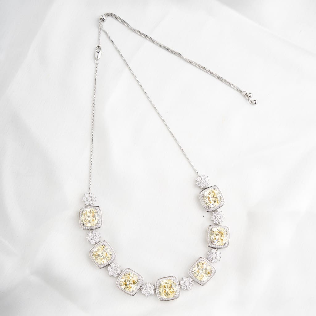 Danya Necklace in Canary Yellow