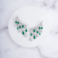 Dario Earrings - Green