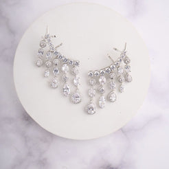 Dario Earrings - White