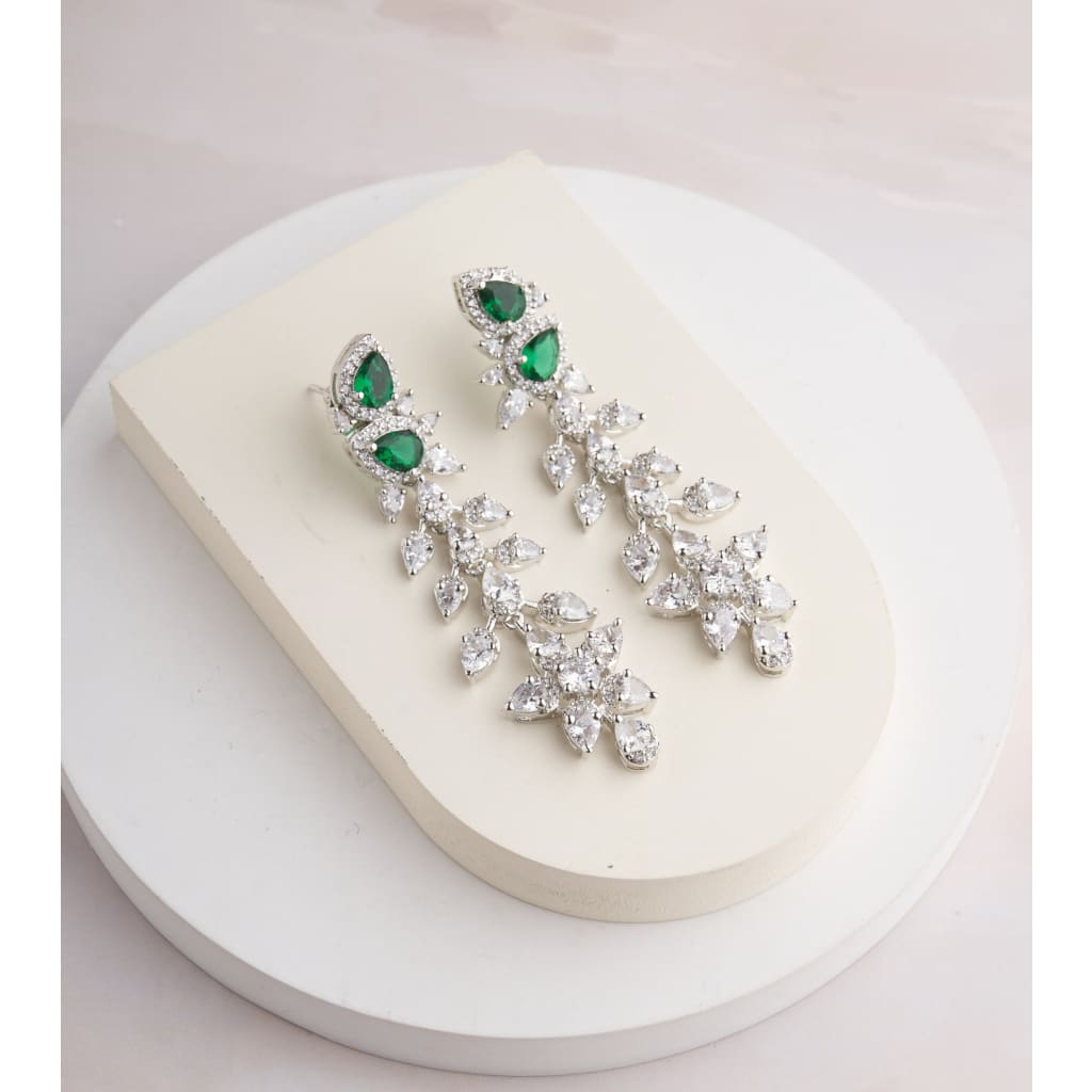 Dion Earrings - Green