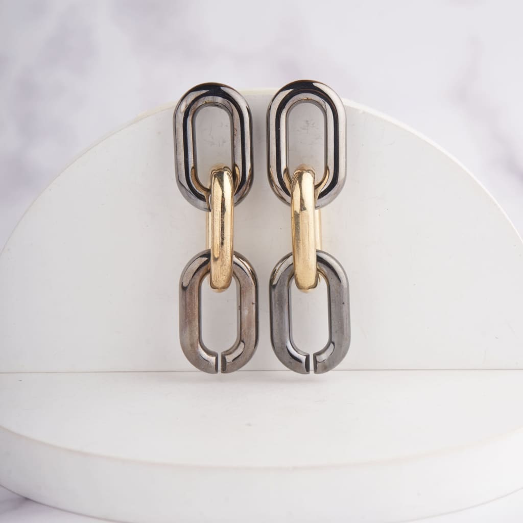 Dual Link Earrings