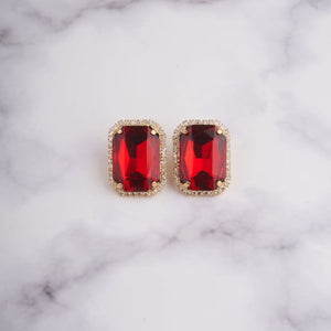 Elenoa Earrings - Red