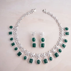 Estelle Necklace Set - Green