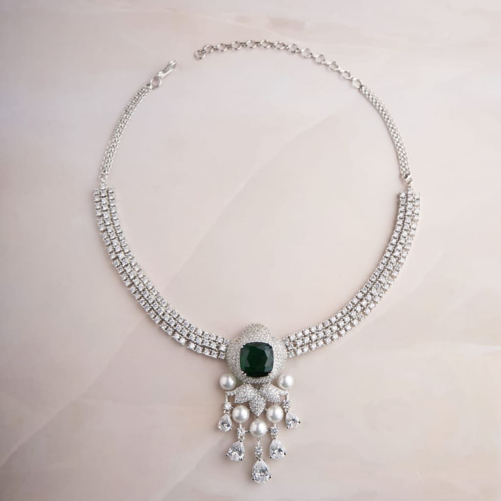 Estonia Necklace - Green