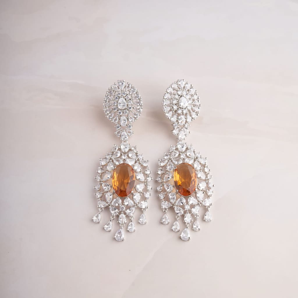 Etasha Earrings - Yellow