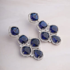 Fez Earrings - Blue