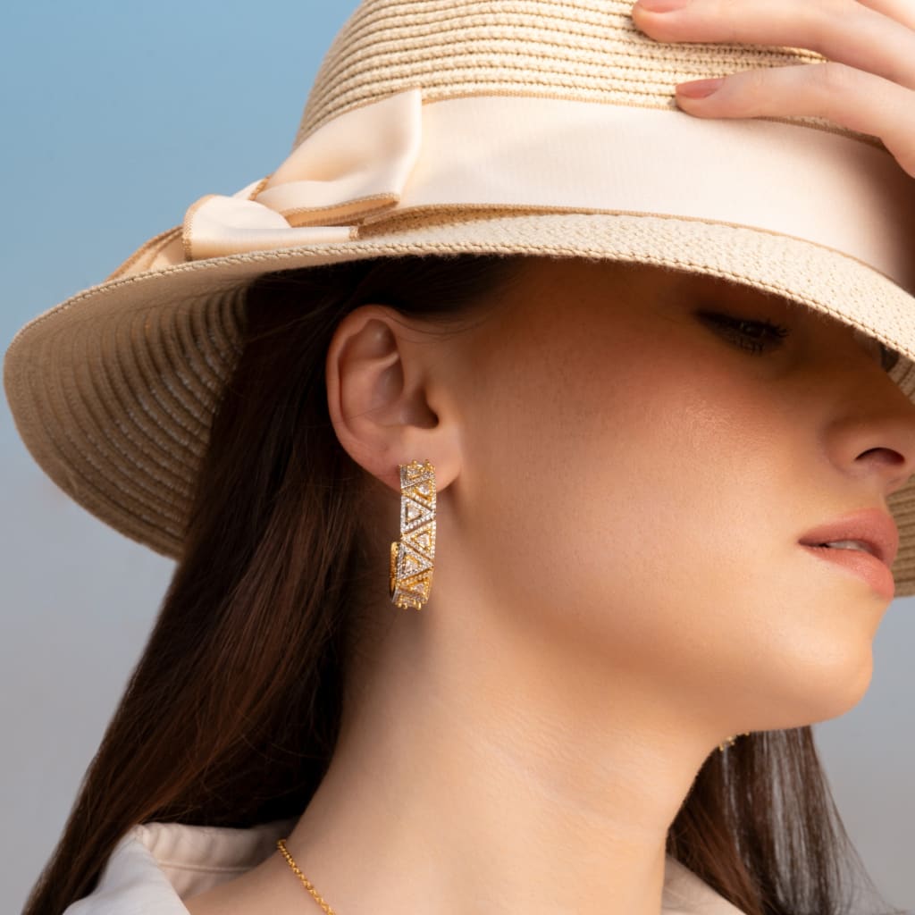 Flax Hoop Earrings