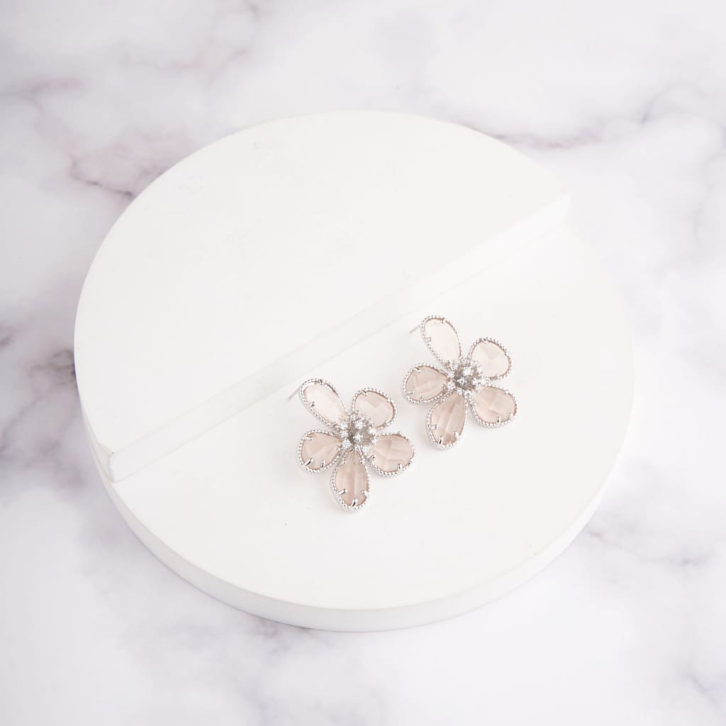 Flower Pink Earrings