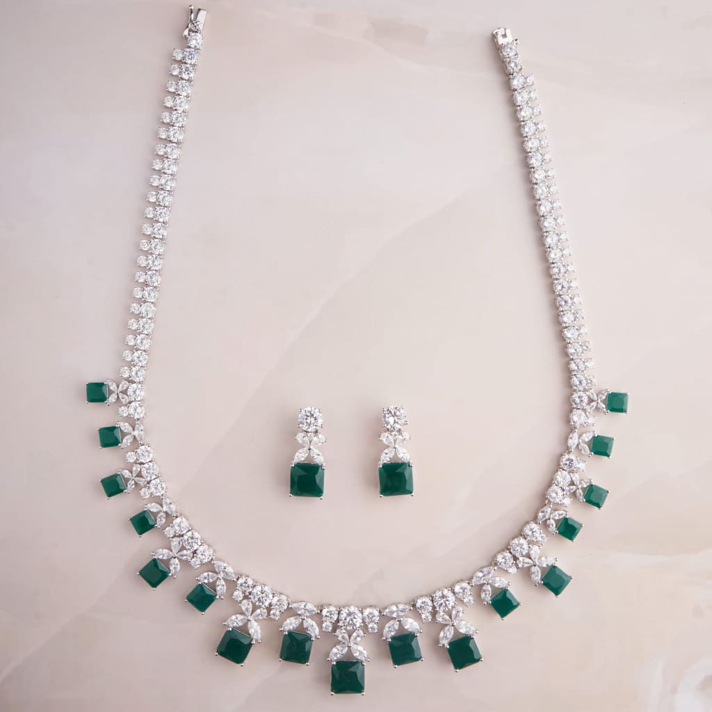 Francesca Necklace - Green