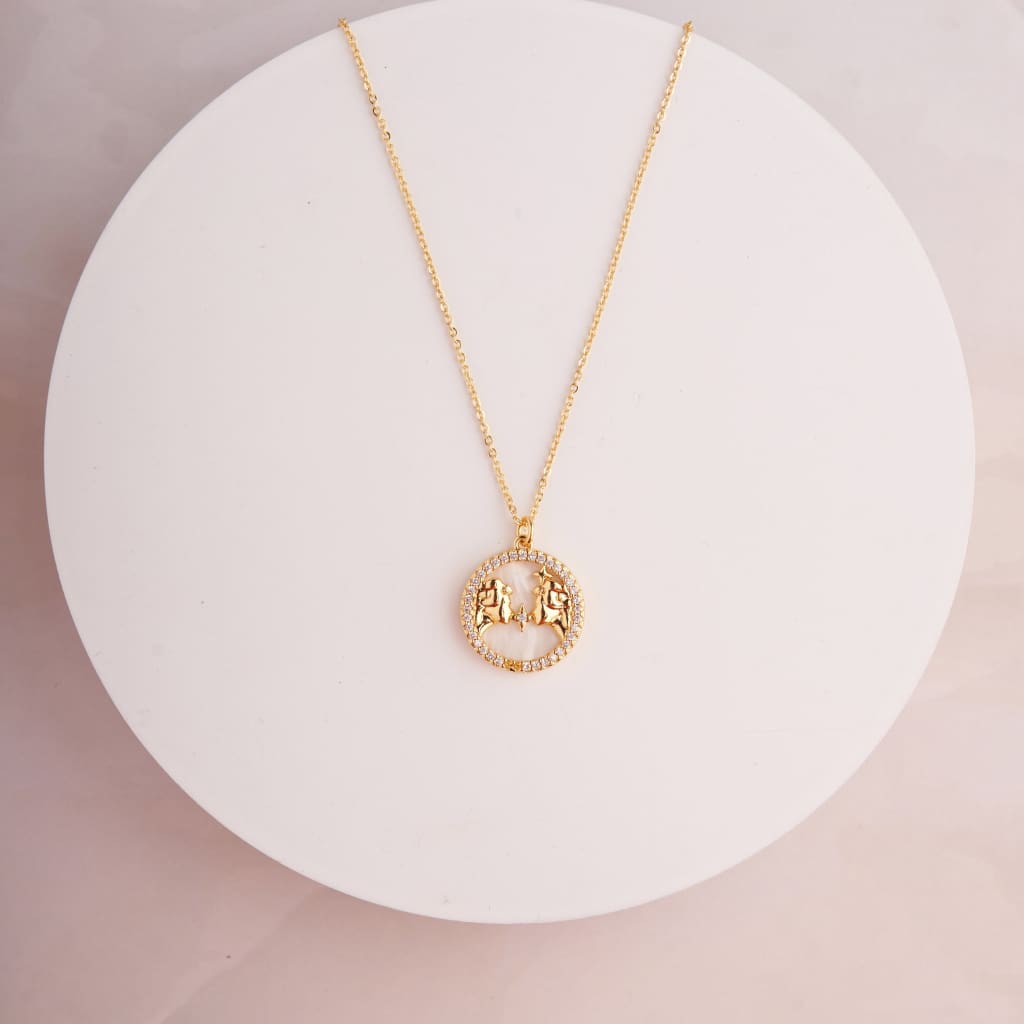 Gemini Zodiac Chain - Gold