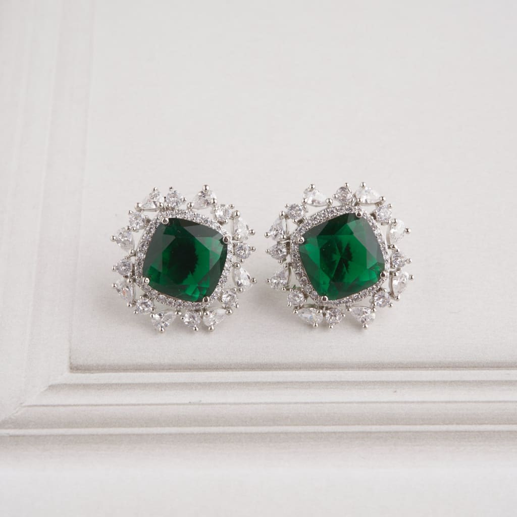 Giselle Earrings - Green