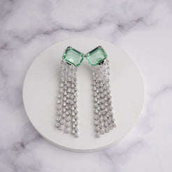 Grisha Earrings - Light Green