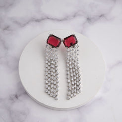 Grisha Earrings - Red