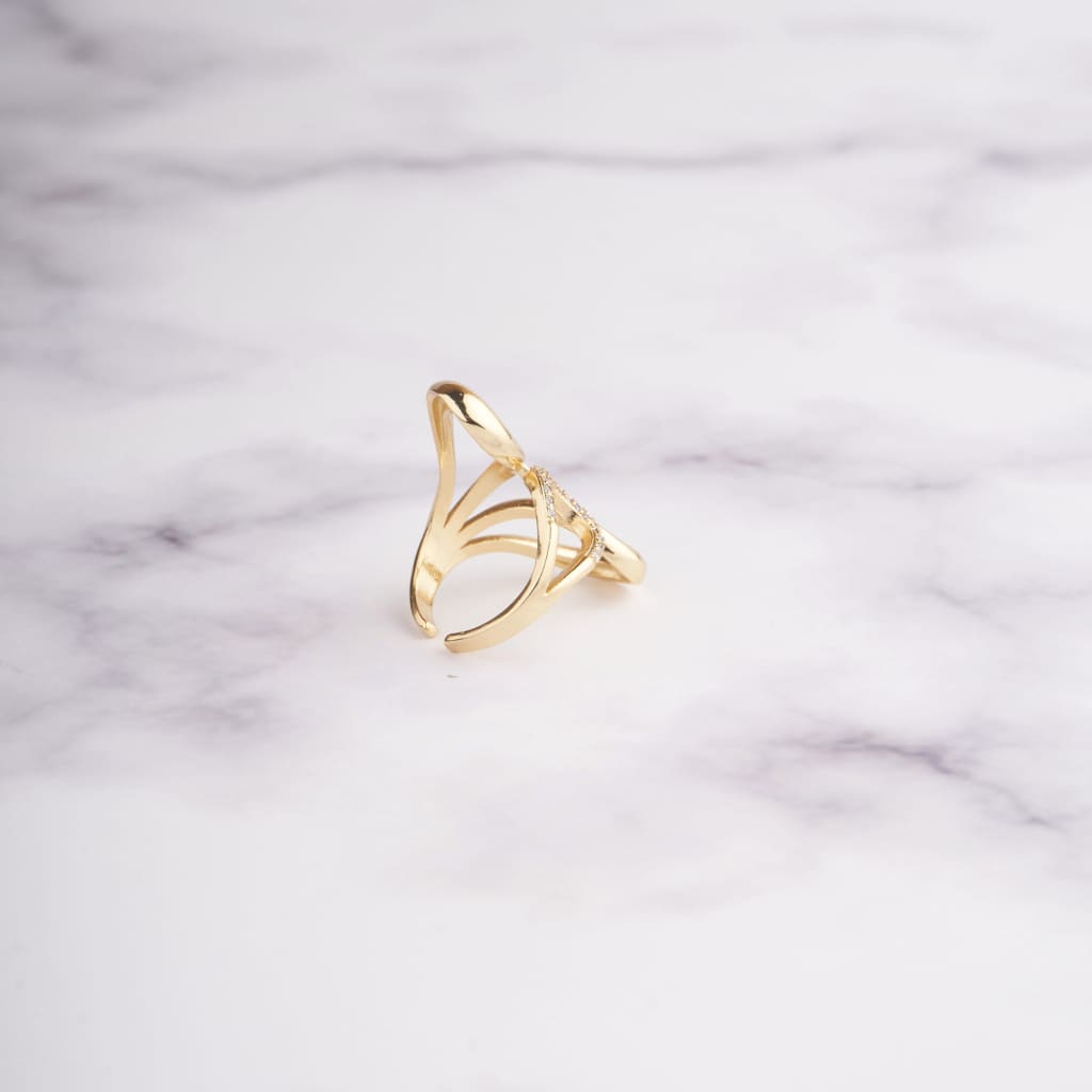 Half Butterfly Ring