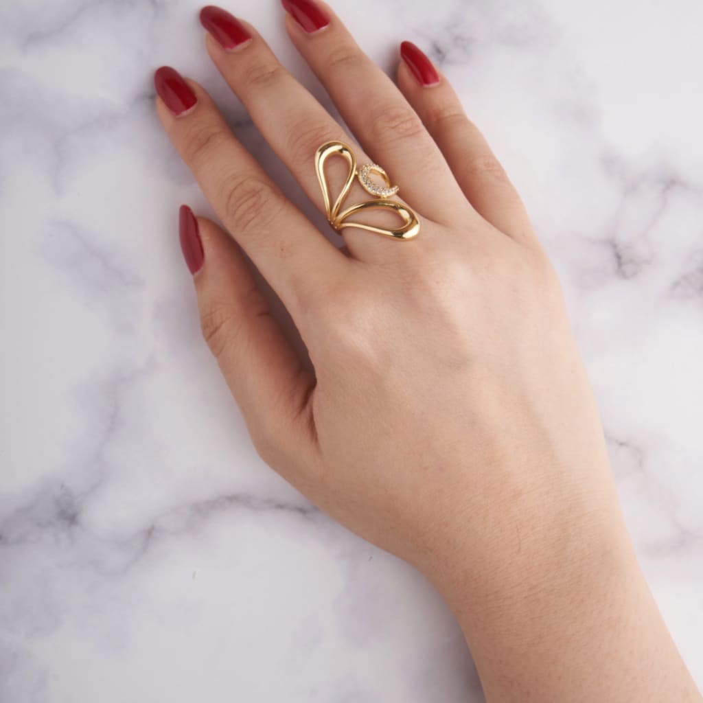 Half Butterfly Ring