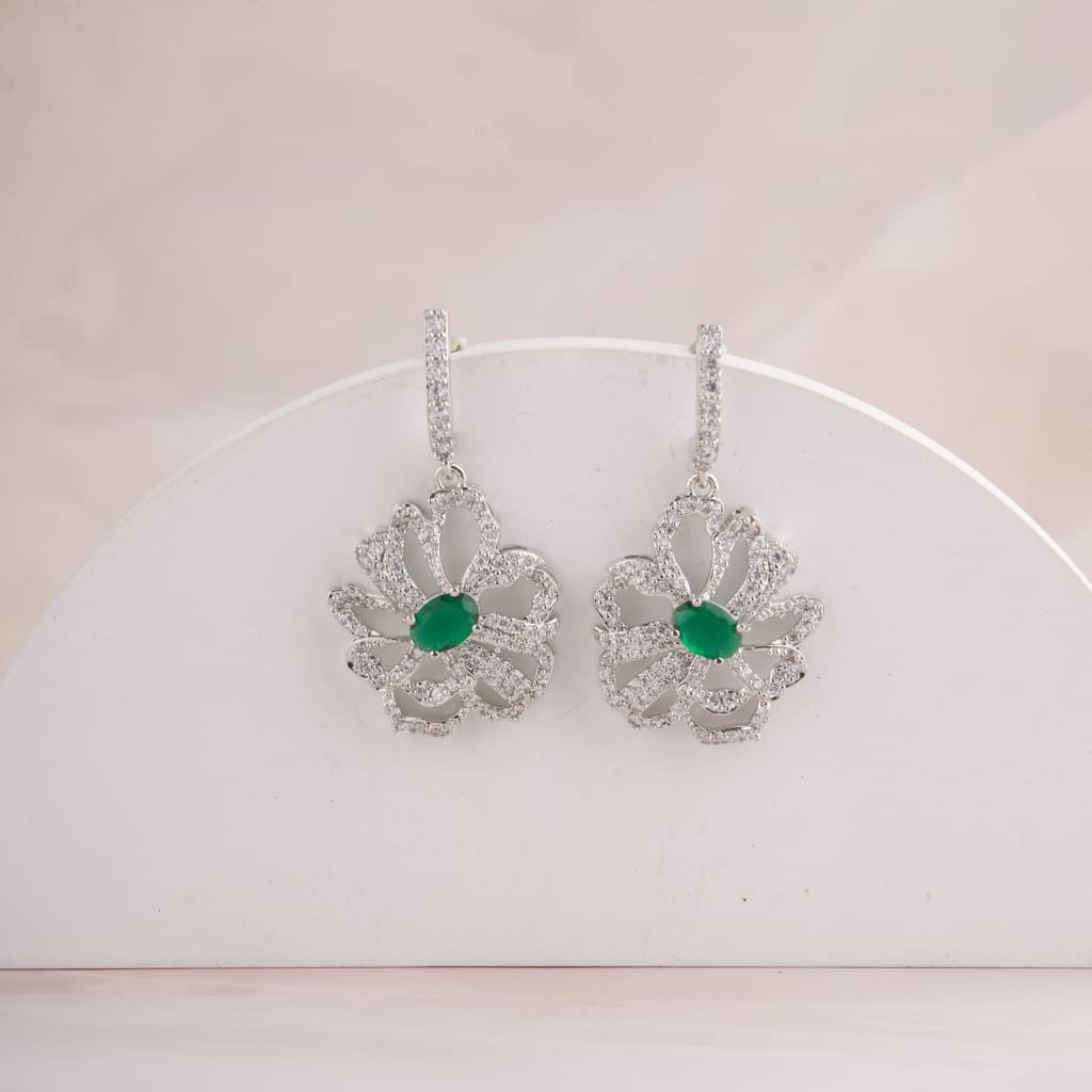 Hana Earrings - Green