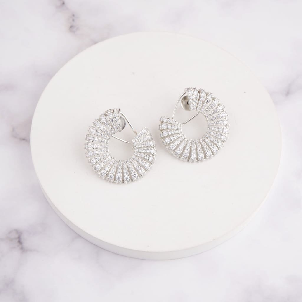 Hattie Earrings - Silver