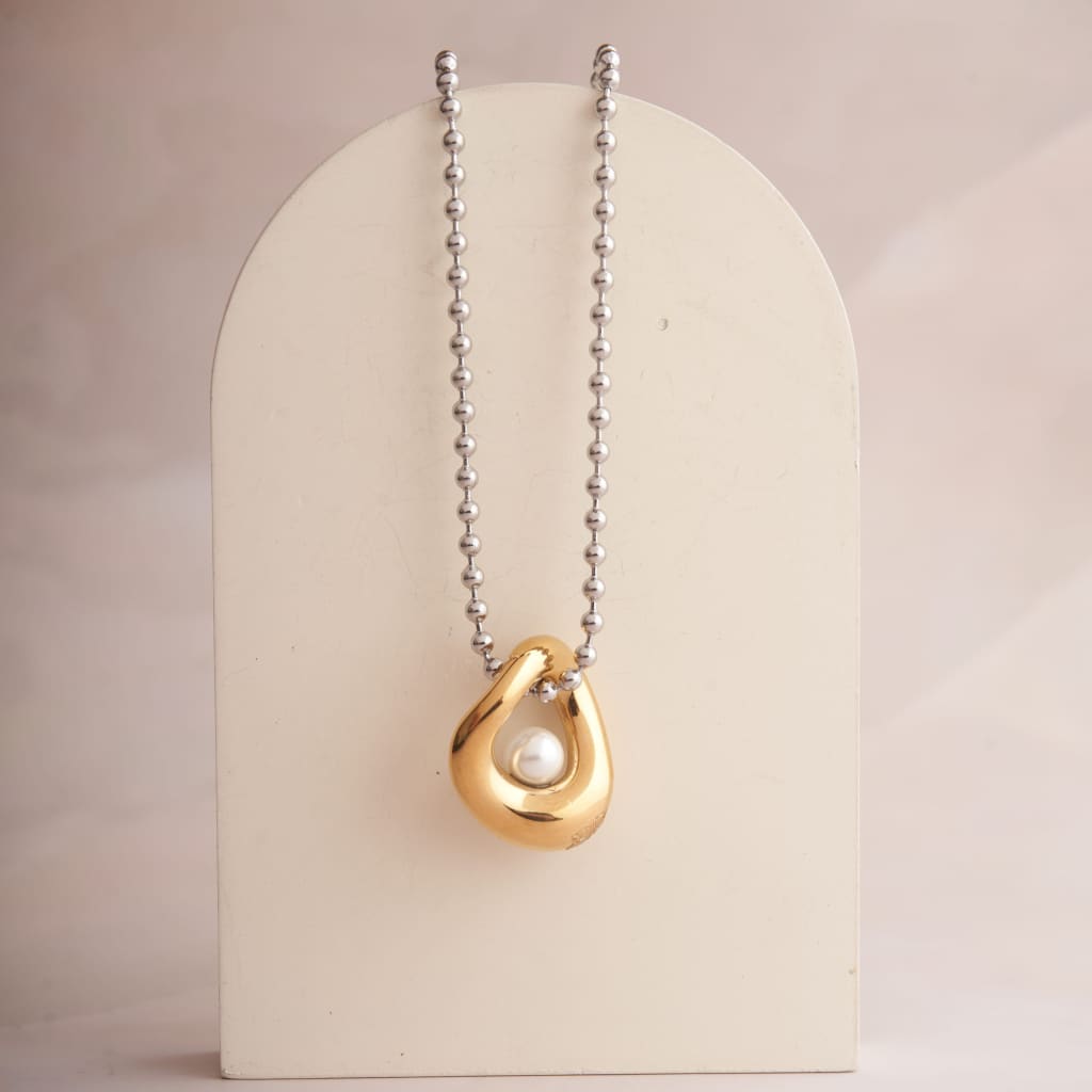 Heart Pearl Dual Pendant