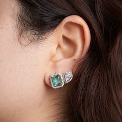 Jack Earrings - Teal