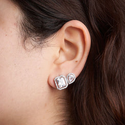 Jack Earrings - White