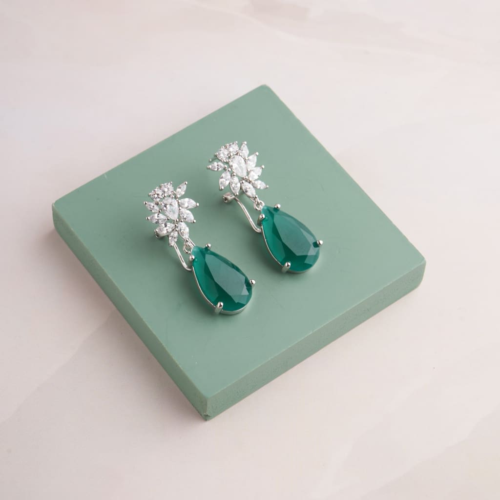 Jaslyn Earrings - Green