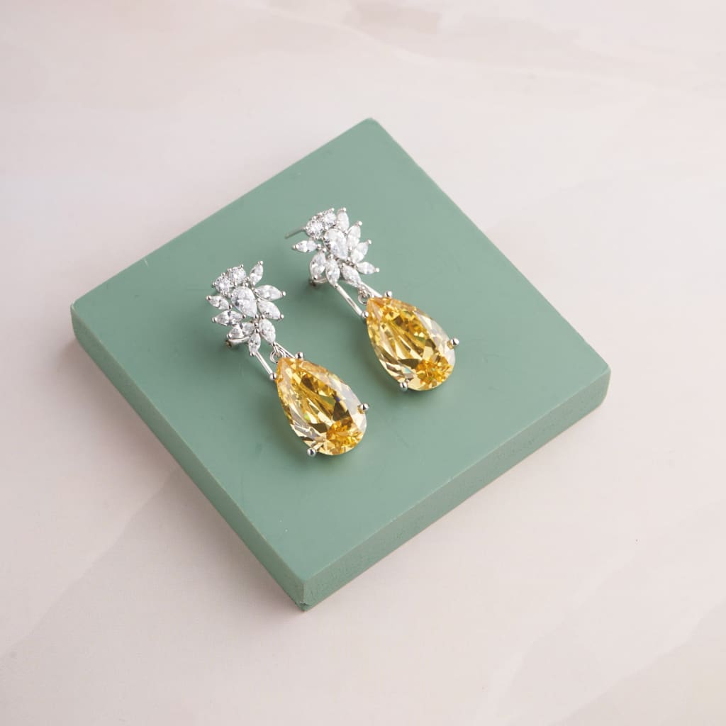 Jaslyn Earrings - Yellow