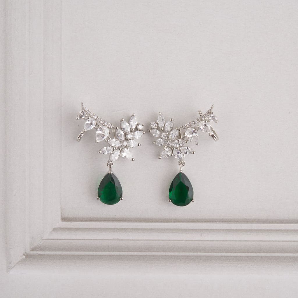 Jasmine Earrings - Green