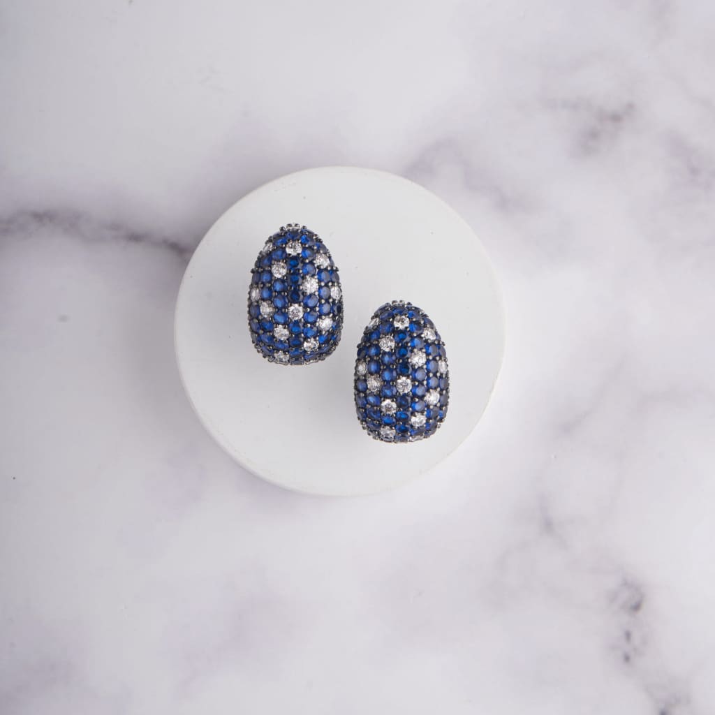 Kamari Earrings - Blue